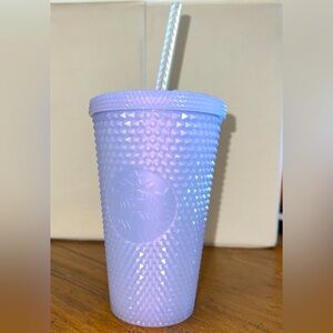 Starbucks 2021 Holiday Icy Lilac Studded Plastic Cold Cup Tumbler 16 Oz NWT